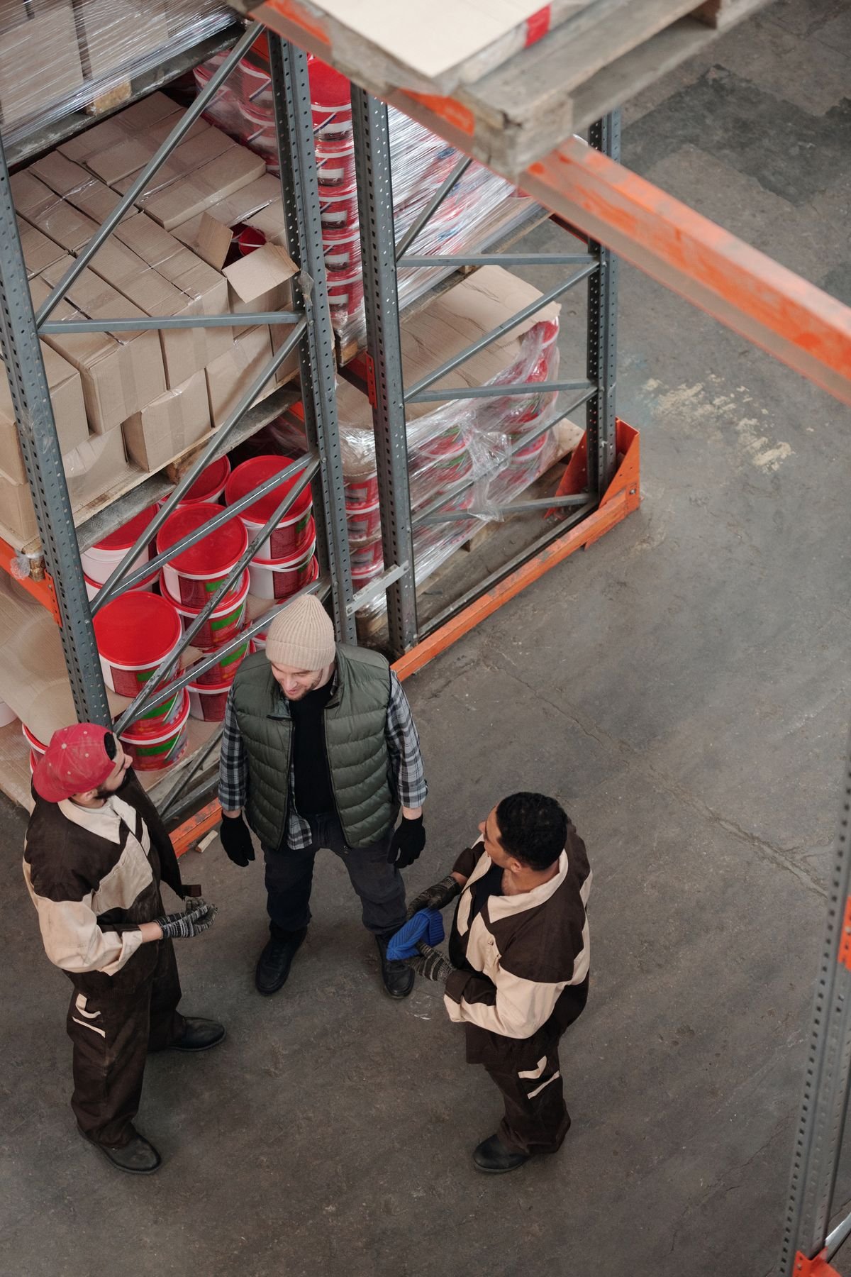 Workers handling junk removal